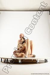 Sitting reference poses of Florian & Gabi